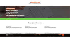 Desktop Screenshot of bizdoska.com